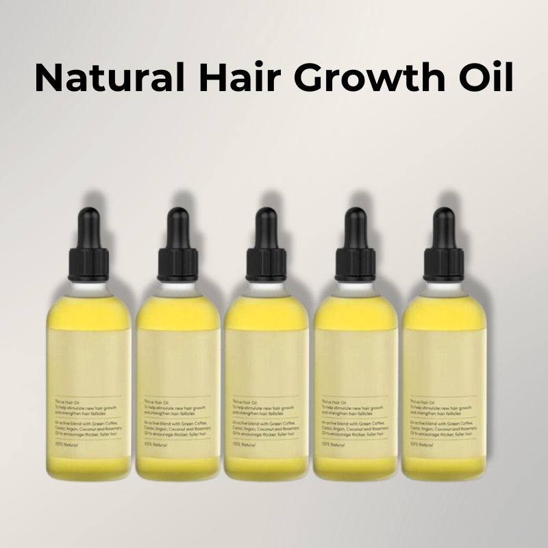 Aceite natural para el crecimiento del cabello 