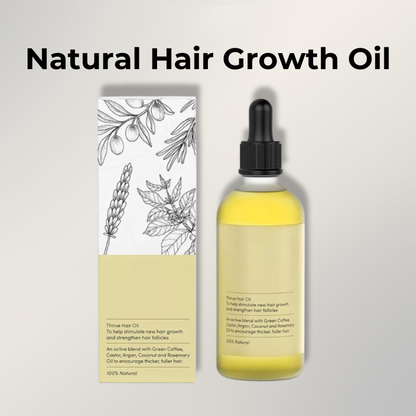 Aceite natural para el crecimiento del cabello 