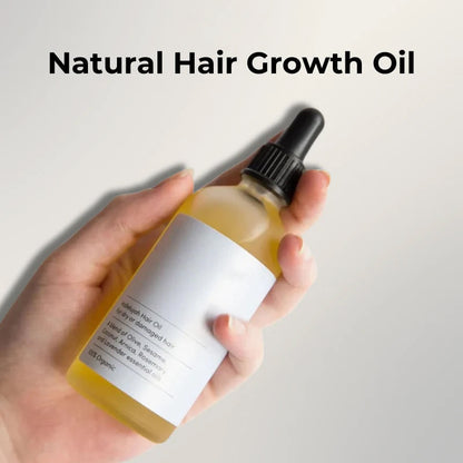 Aceite natural para el crecimiento del cabello 